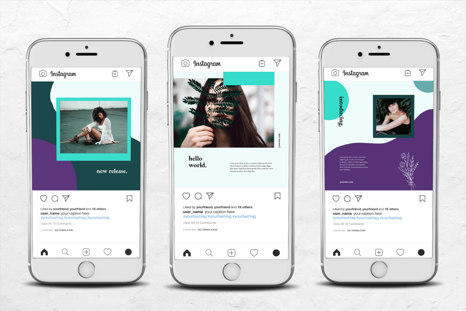 instagram banner fashion flower theme 2
