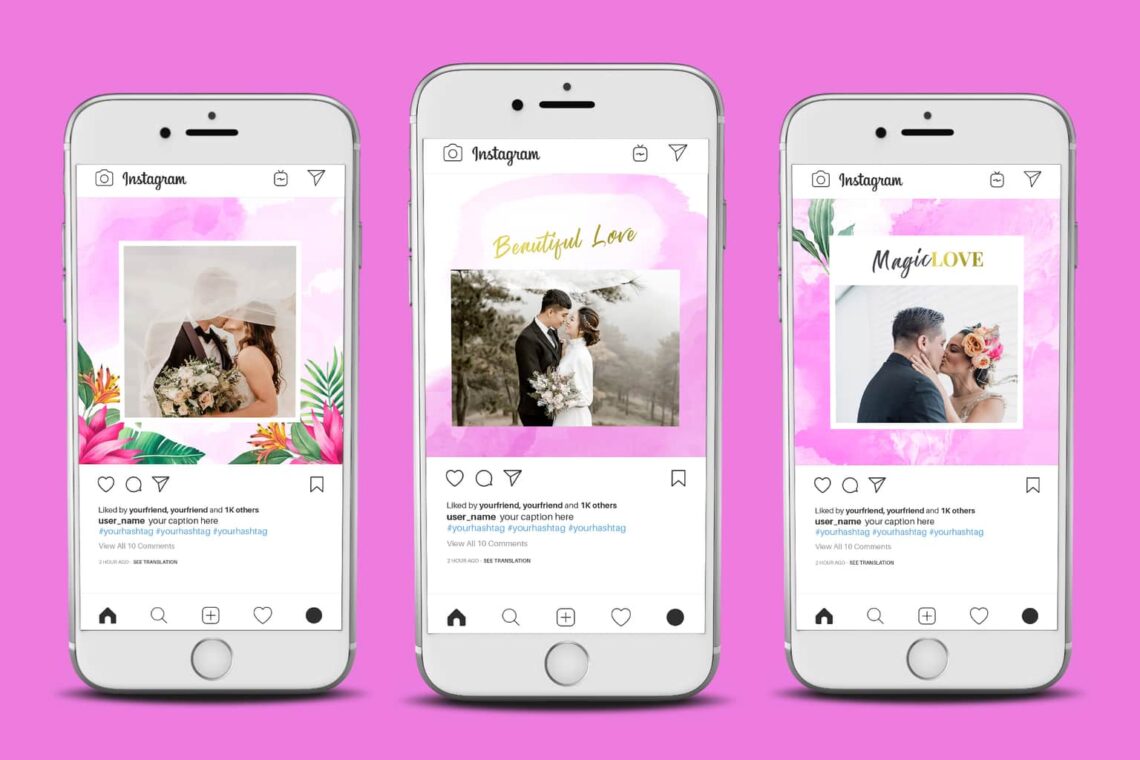 instagram banner magic love wedding 3