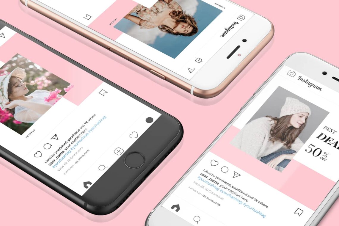 instagram banner mega sale fashion 2