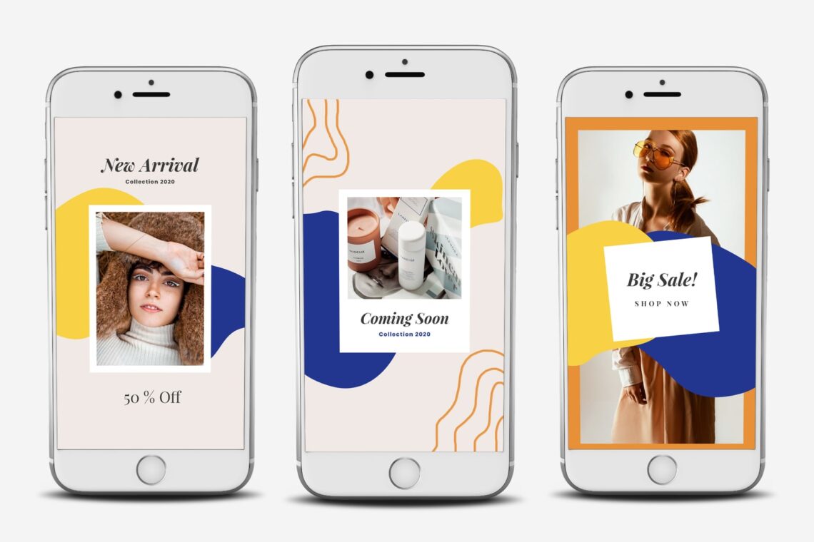 instagram banner modern casual sale 3