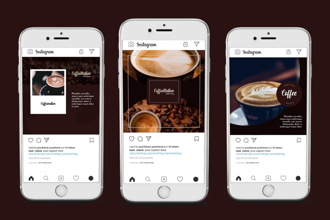 instagram banner special natural coffee 2