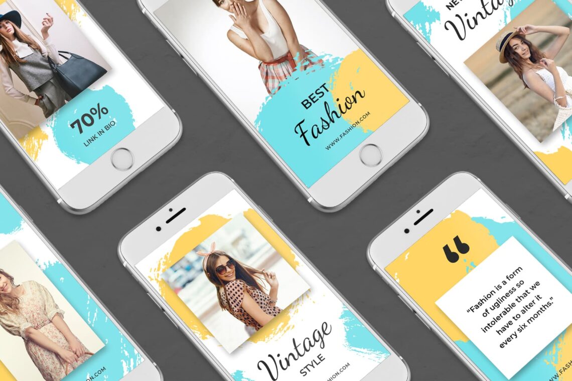 instagram stories new vintage style