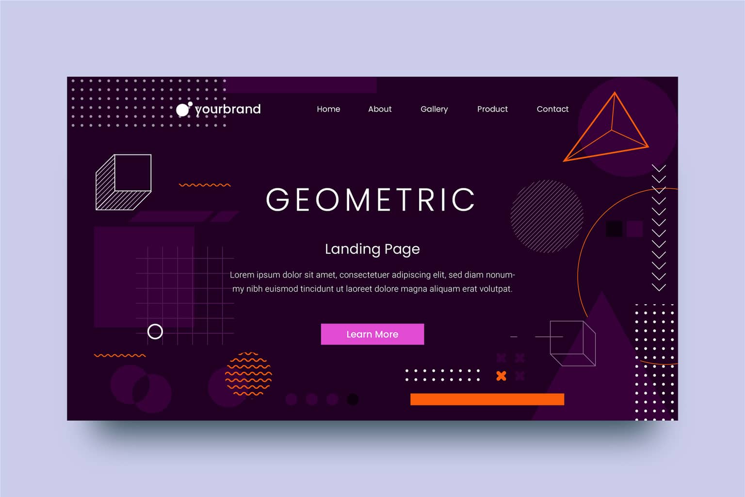 abstract background combination of geometric elements