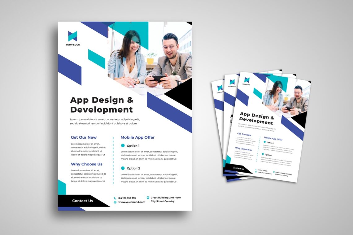 flyer app design development