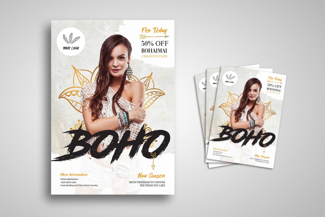 flyer boho fashion new season