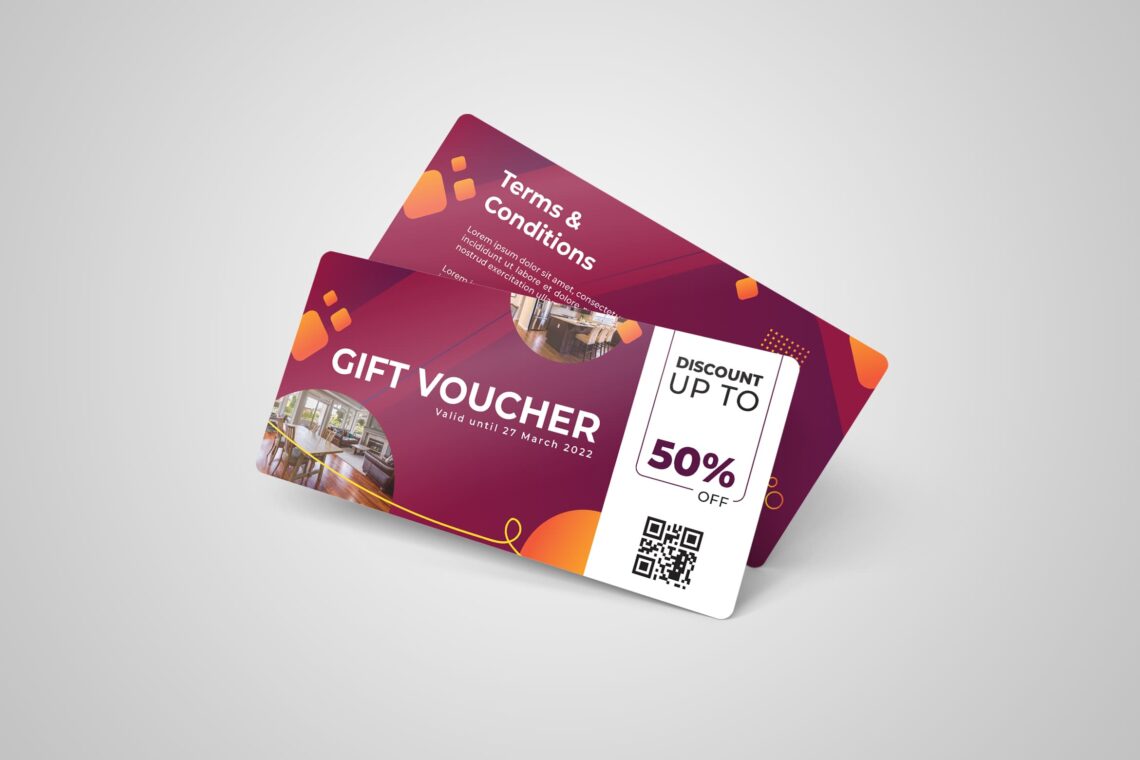 Family Restaurant Gift Voucher Templates
