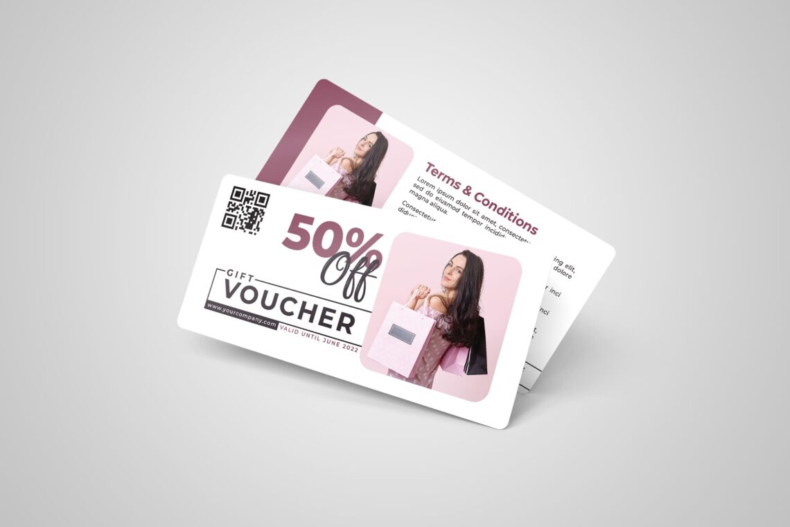 Shopping Sale Gift Voucher Templates