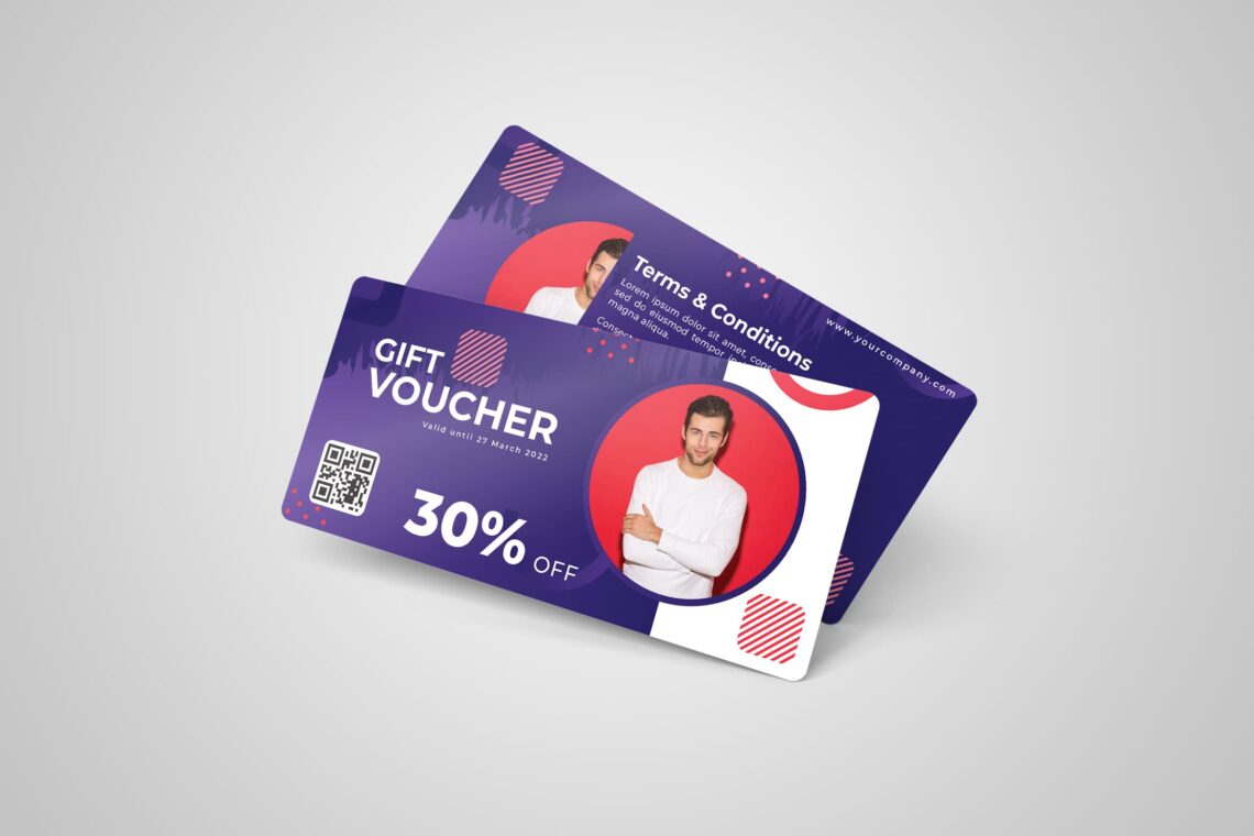 Men’s Style Gift Voucher Templates