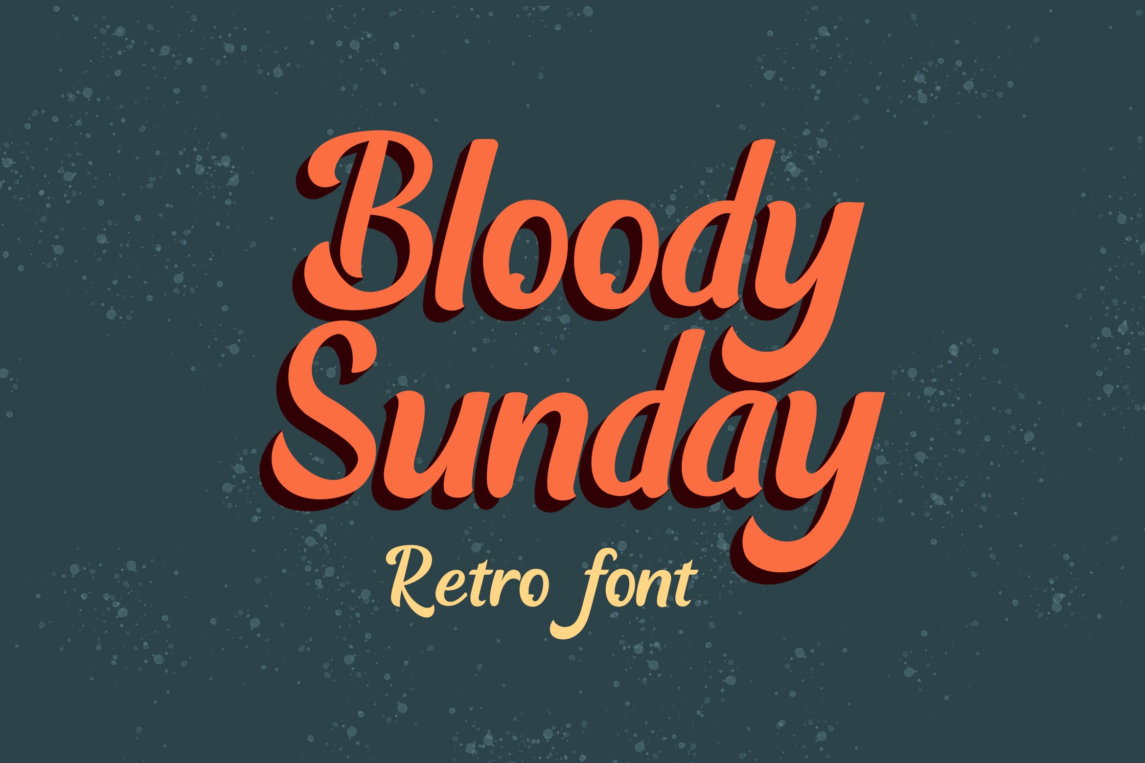 Bloody Sunday Sans Serif Font