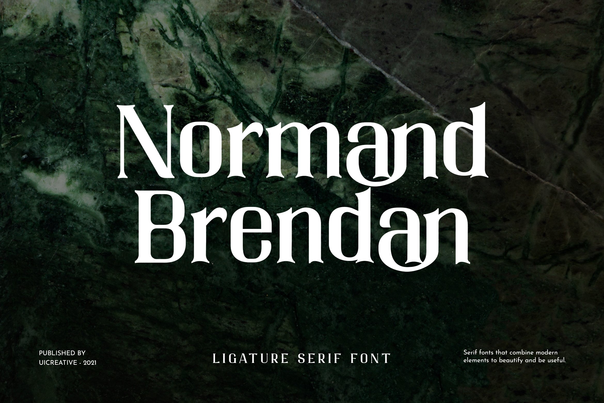 Normand Brendan Serif Font - UI Creative