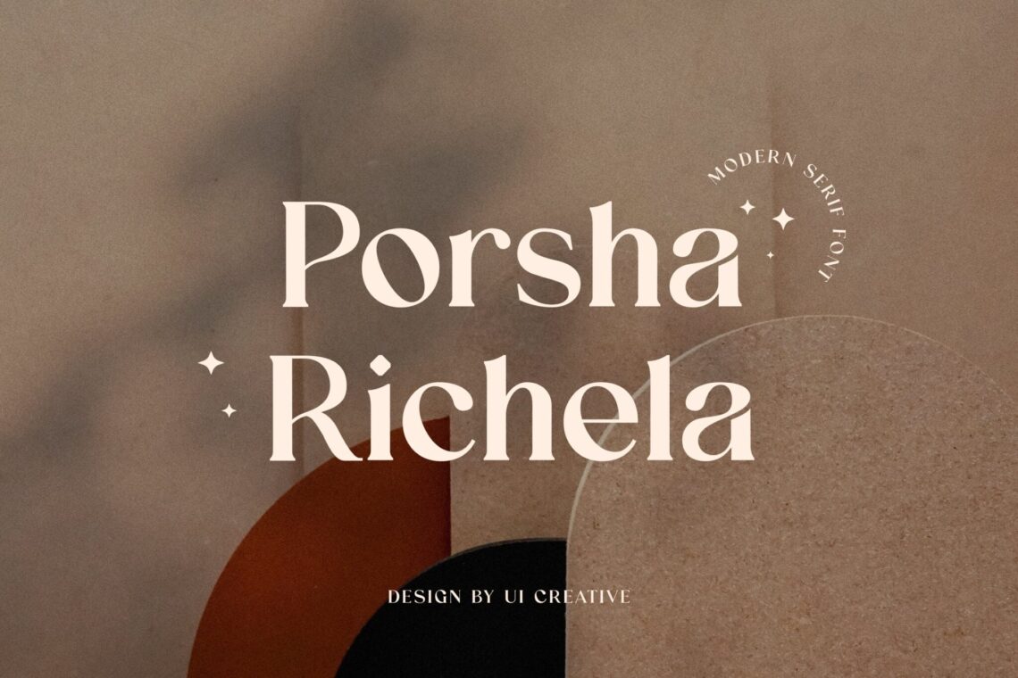 Porsha Richela Modern Serif Font