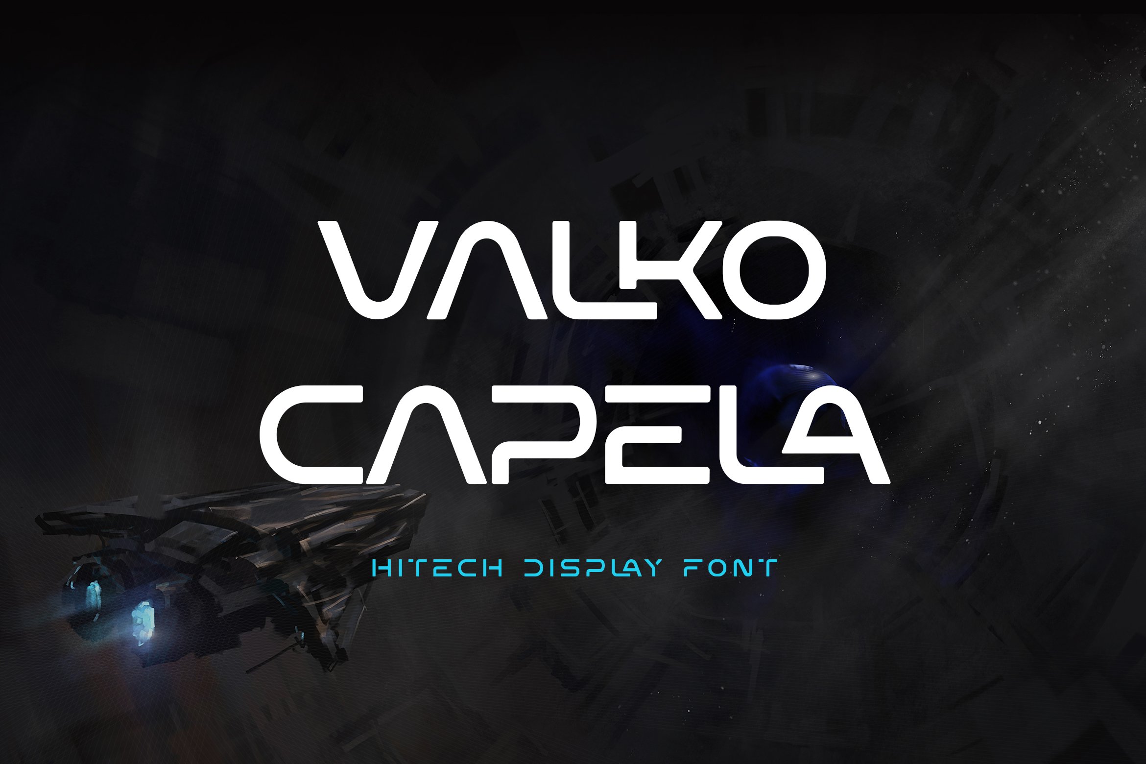 Valko Capela Futuristic Sans Serif Font