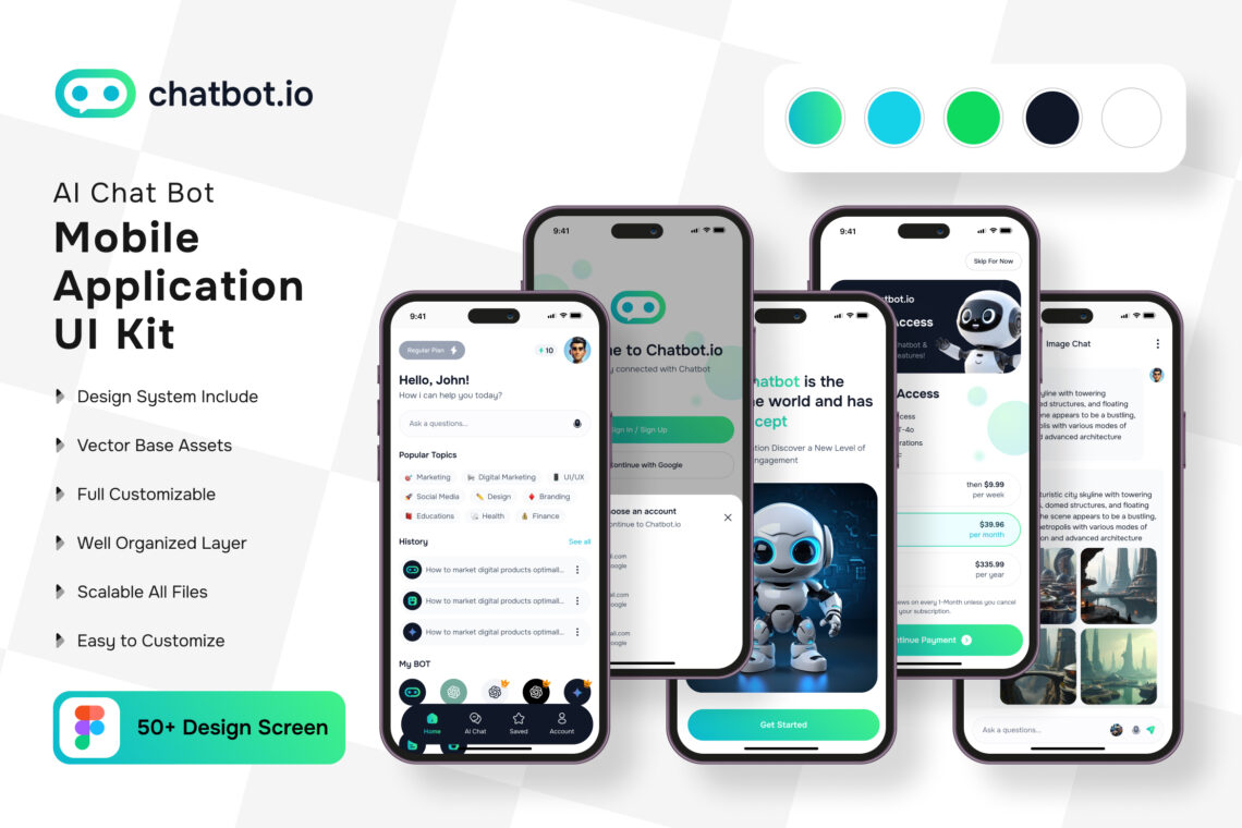 Preview Image Ui Kit Mobile App Ai Chat Bot 020