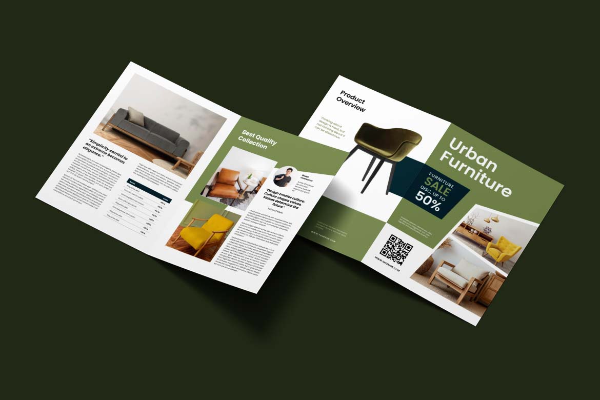 Green Sale Urban Furniture Bifold Brochure-1