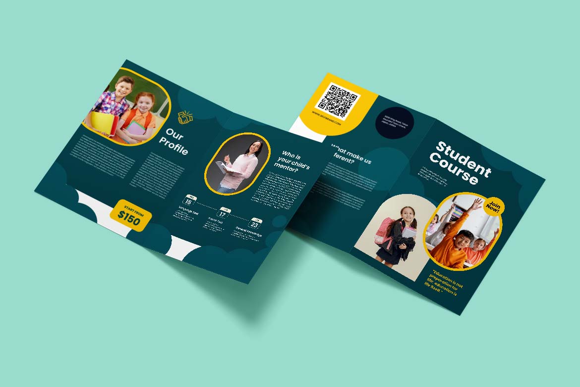 Green Student Course Bifold Brochure-1