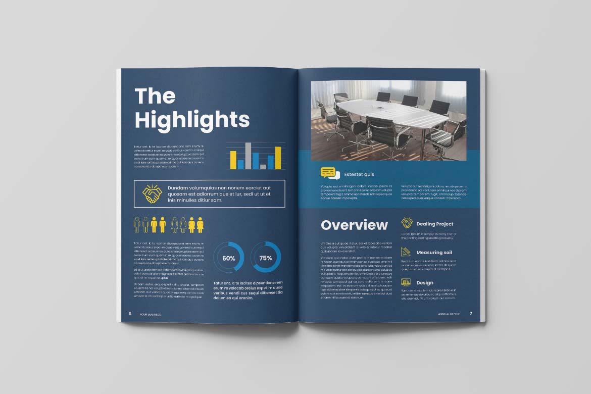 Deep Slate Blue Company Annual Report-4