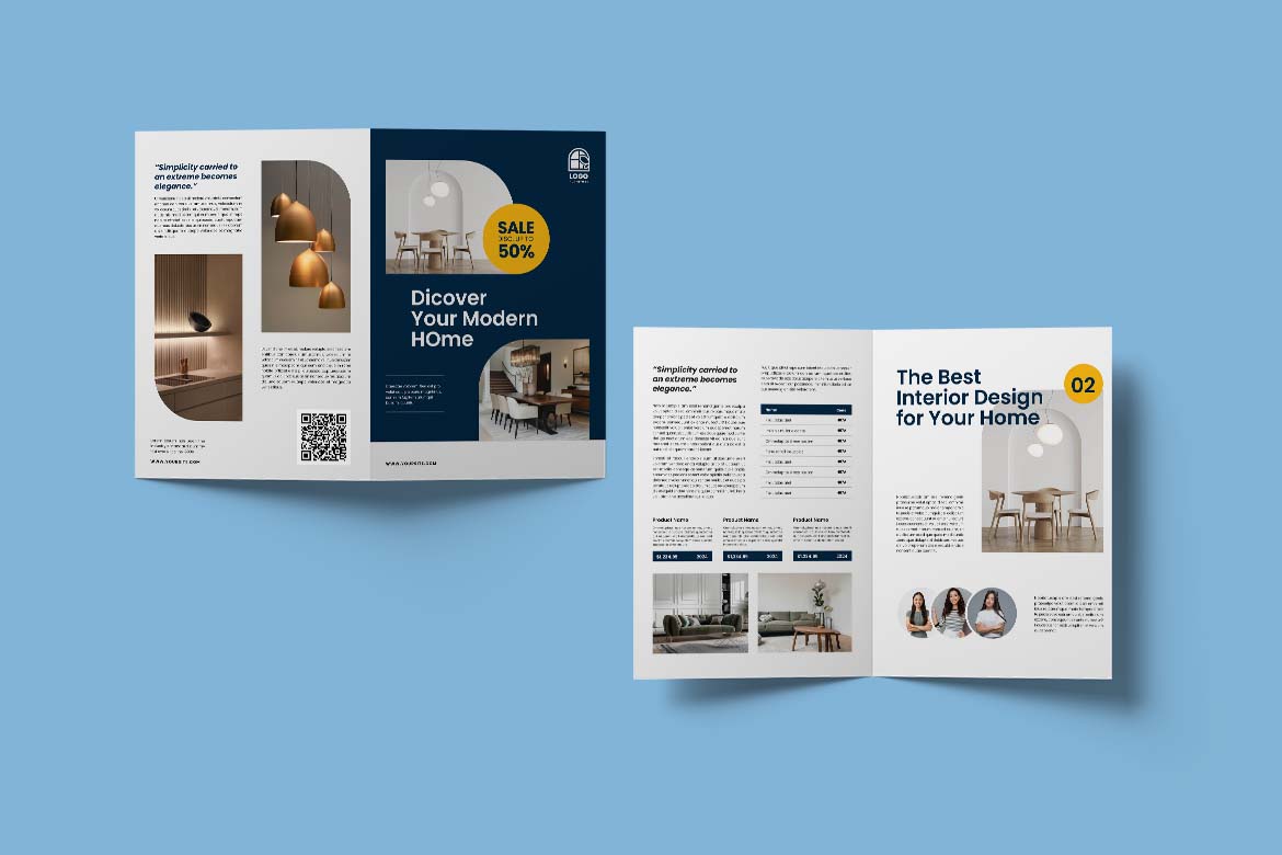 Navy Furniture Bifold Brochure-2