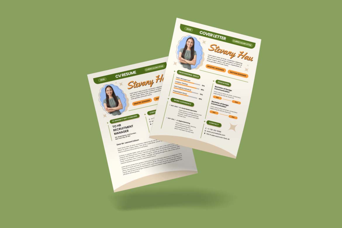 Green Design CV Resume-2
