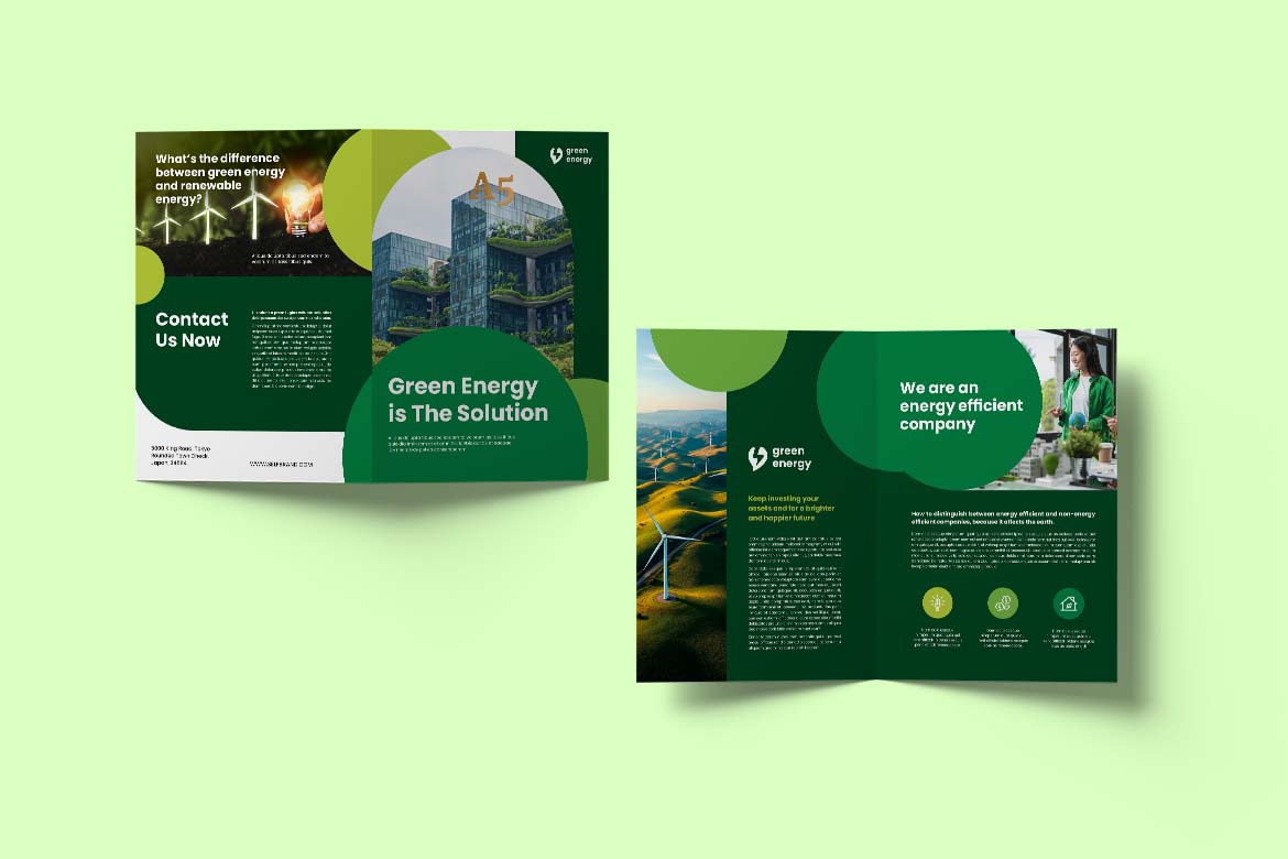 Green Energy Company Bifold Brochure-2