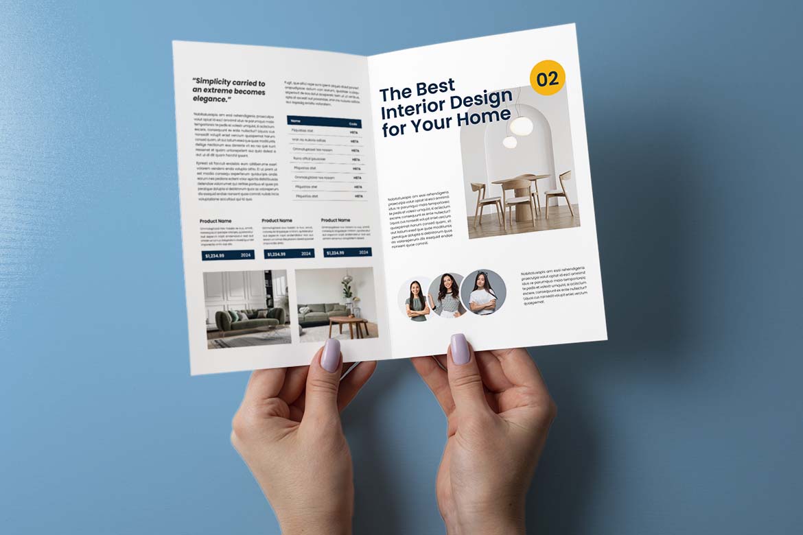 Navy Furniture Bifold Brochure-3
