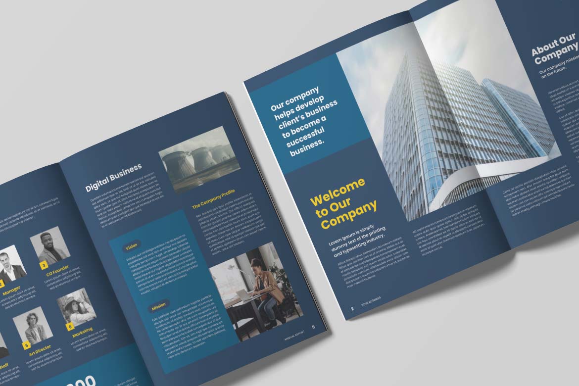 Deep Slate Blue Company Annual Report-6