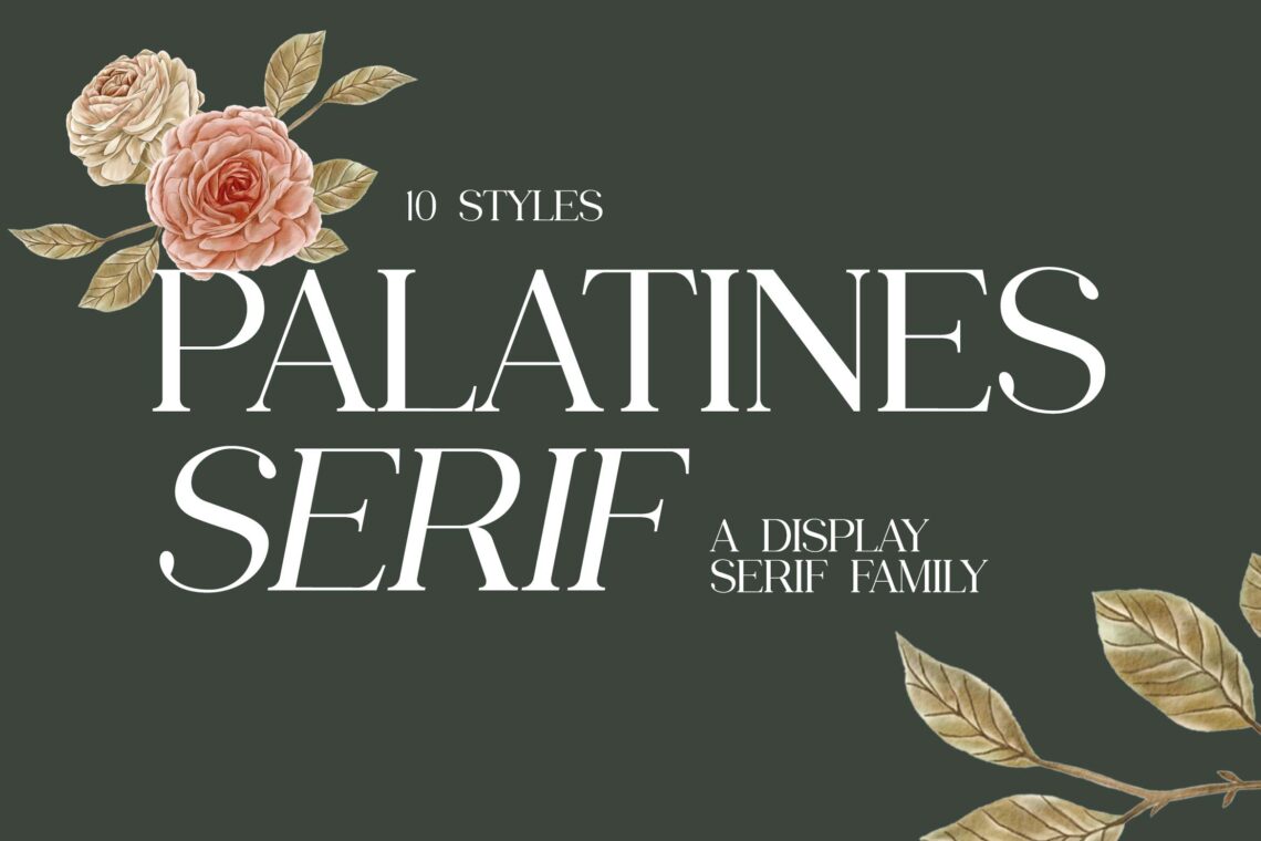 Palatines Serif Display Serif Family Font