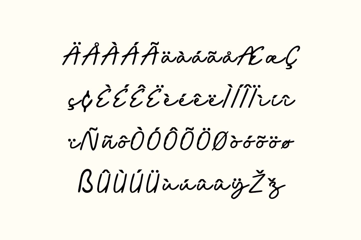 Manhattan Night Blues Club Retro Handwritten Font-9