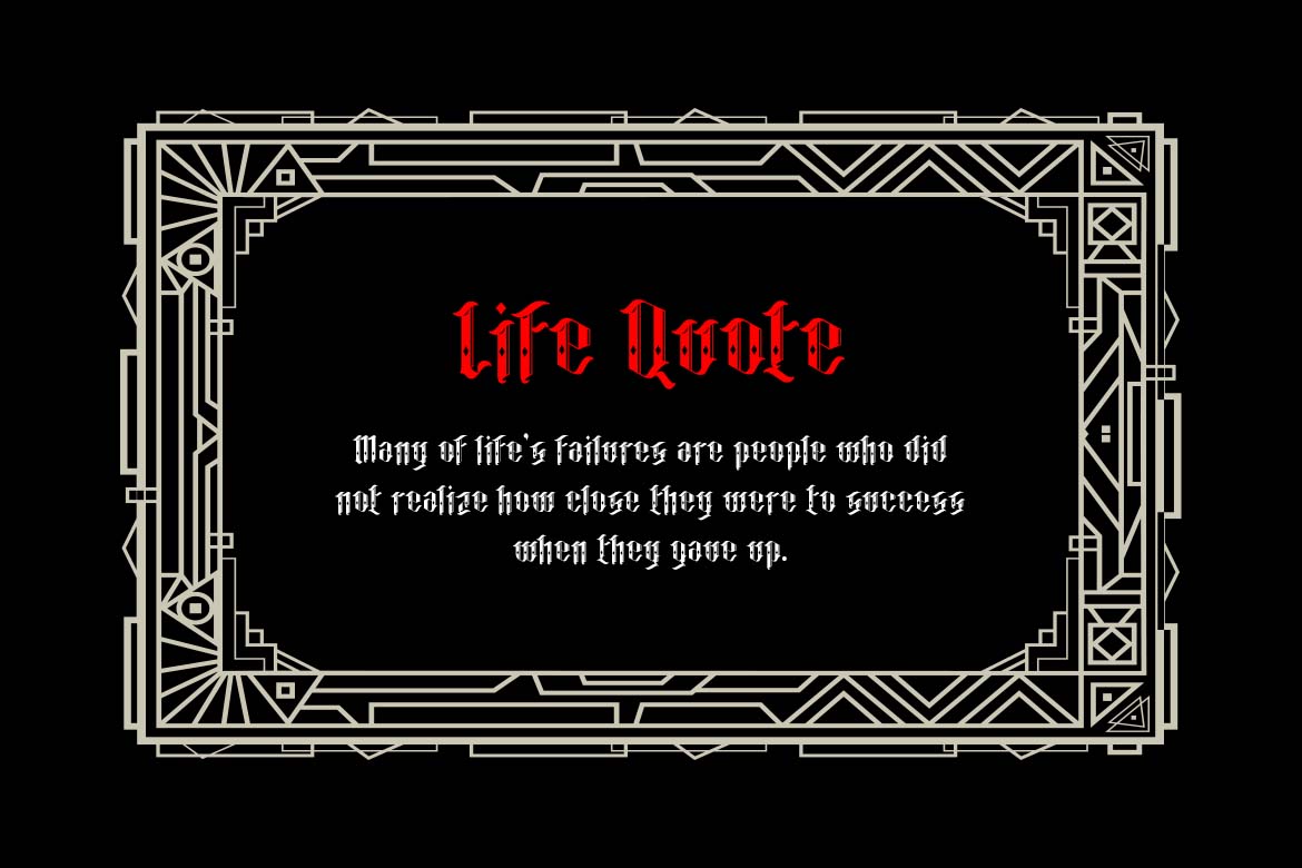Nightshade Blackletter Font-10
