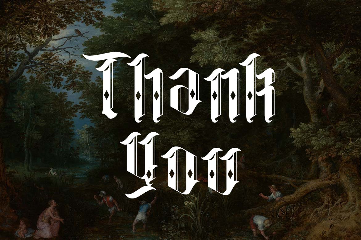 Nightshade Blackletter Font-12