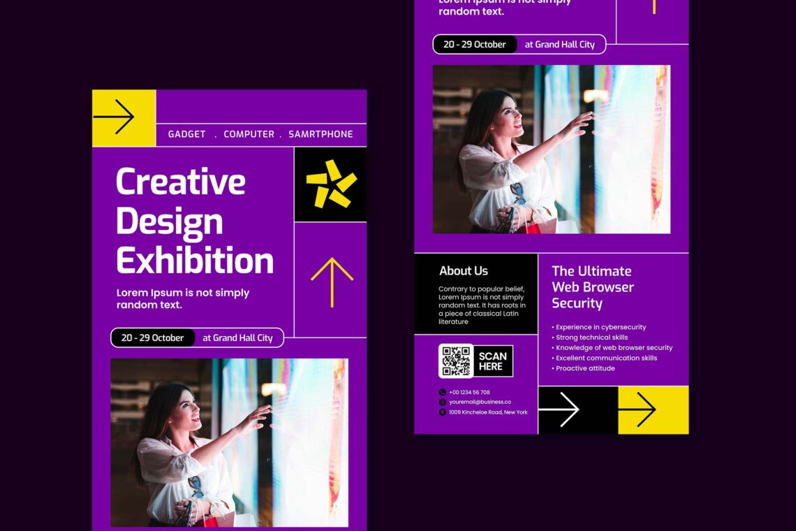 Creative Design Exhibition Roll Up Banner-1