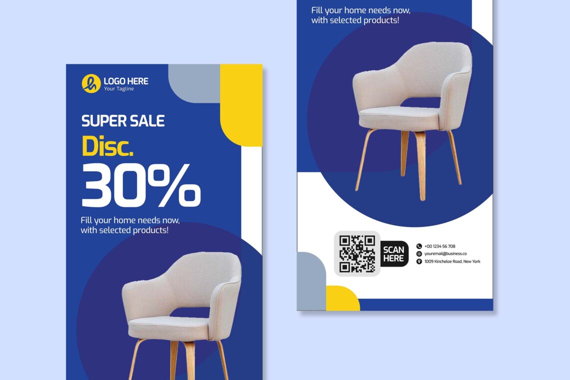 Chair Furniture Roll Up Banner-1