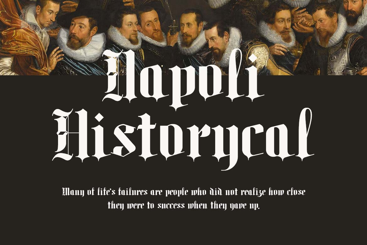 Monarch Shadow Blackletter Font-3