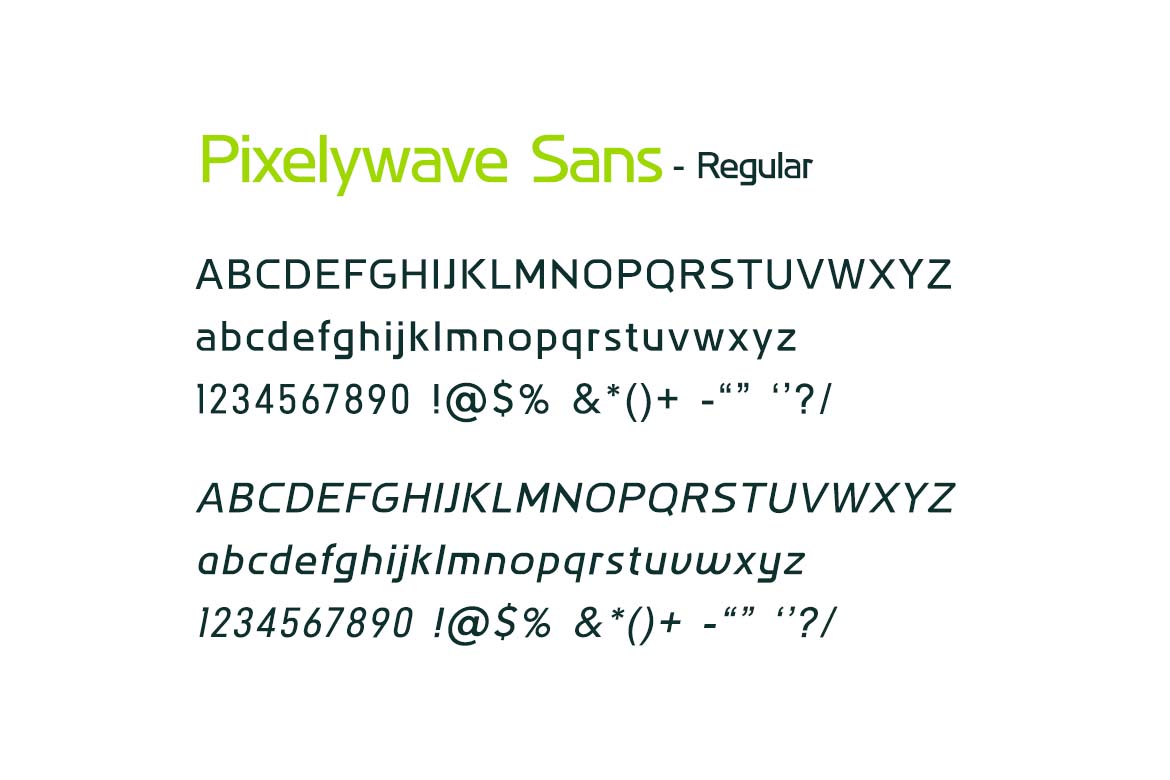Pixelywave Sans Modern Sans Serif Font-4