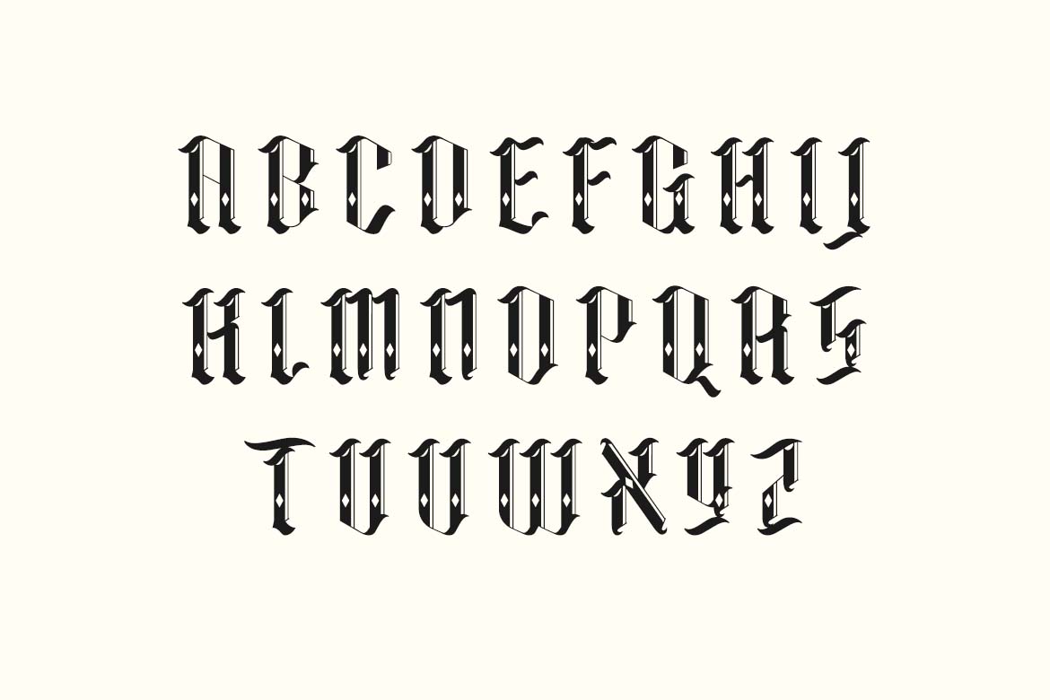 Nightshade Blackletter Font-4