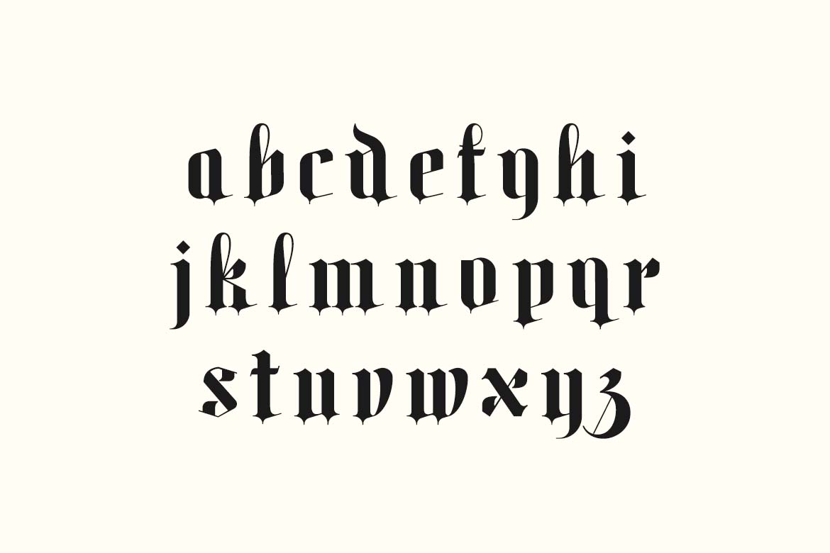 Monarch Shadow Blackletter Font-5