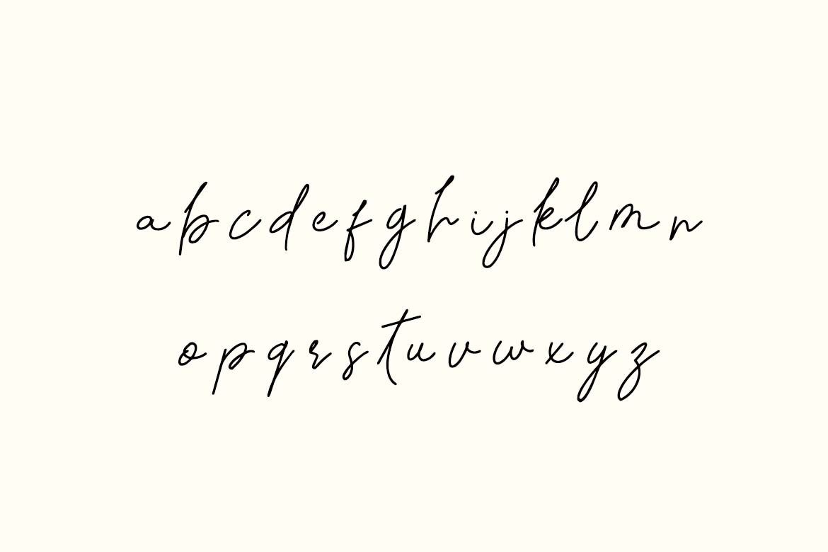 Simplhand Modern Calligraphy Font-5