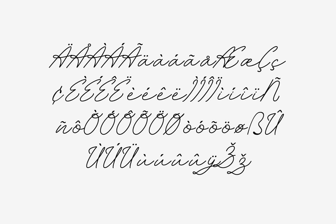 Richmond Woodhaven Signature Style Font-6
