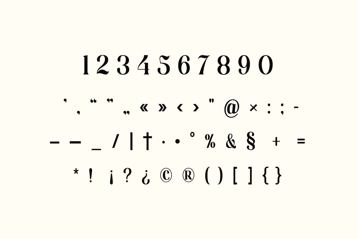 Golden Heritage Retro Serif Font-6