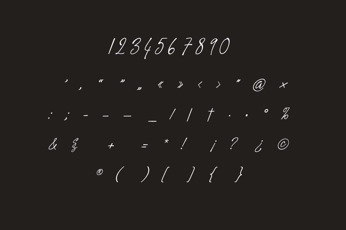 Richmond Woodhaven Signature Style Font-7