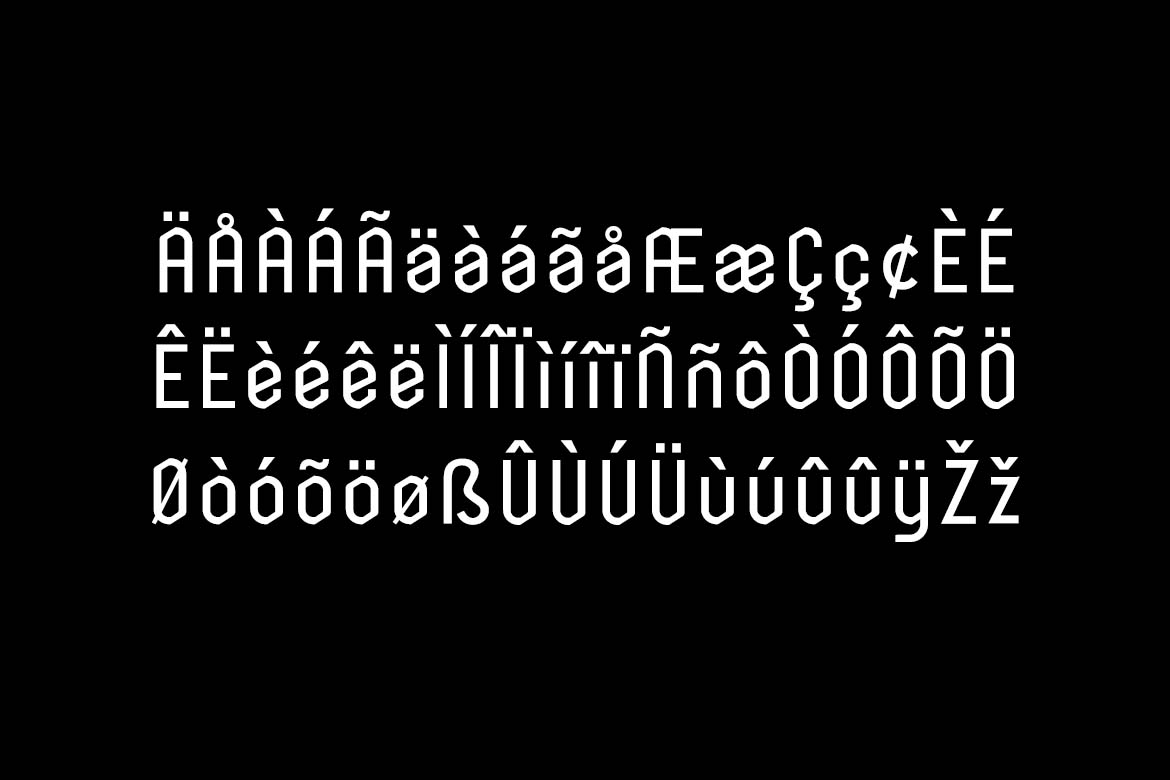 Phantom Guardians Bold Condensed Sans Serif Typeface Font-7