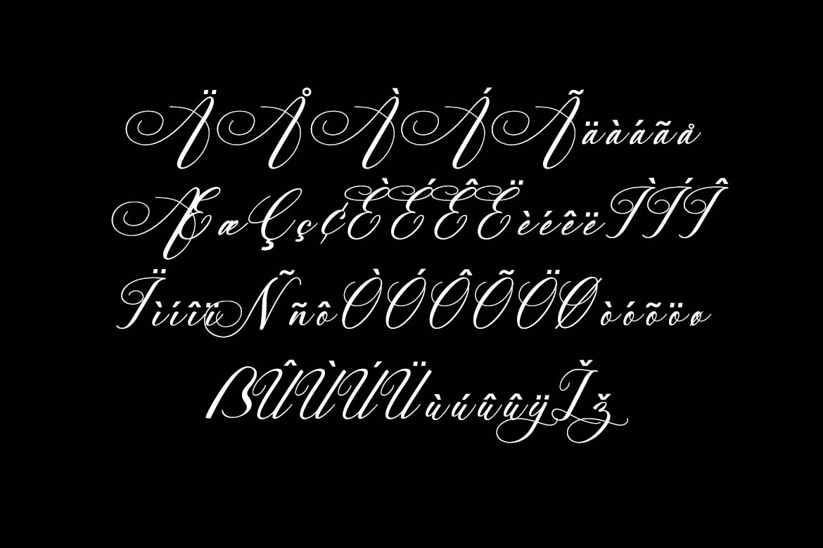 Symphony Romance Modern Calligraphy Font-7