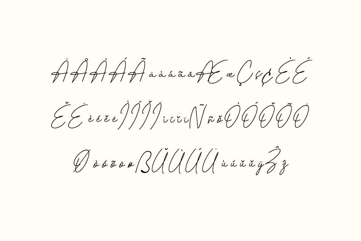 Simplhand Modern Calligraphy Font-7