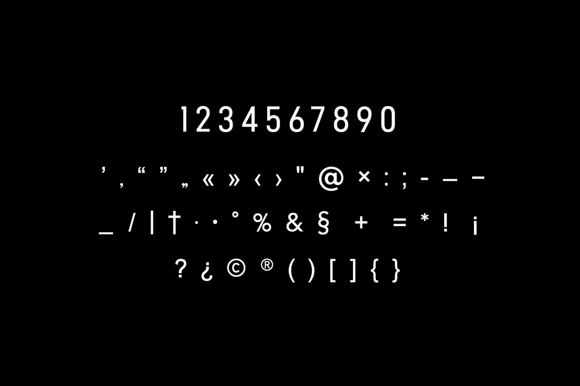 Pollygram Modern Technology Sans Serif Font-7