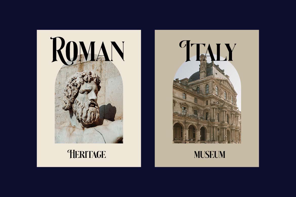 Monarch Paradox Vintage Serif Font-8