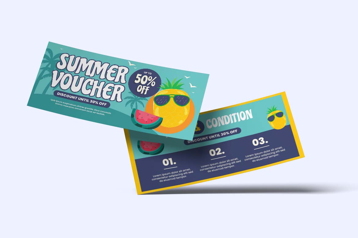 Summer Sale Fruits Gift Card Voucher-1