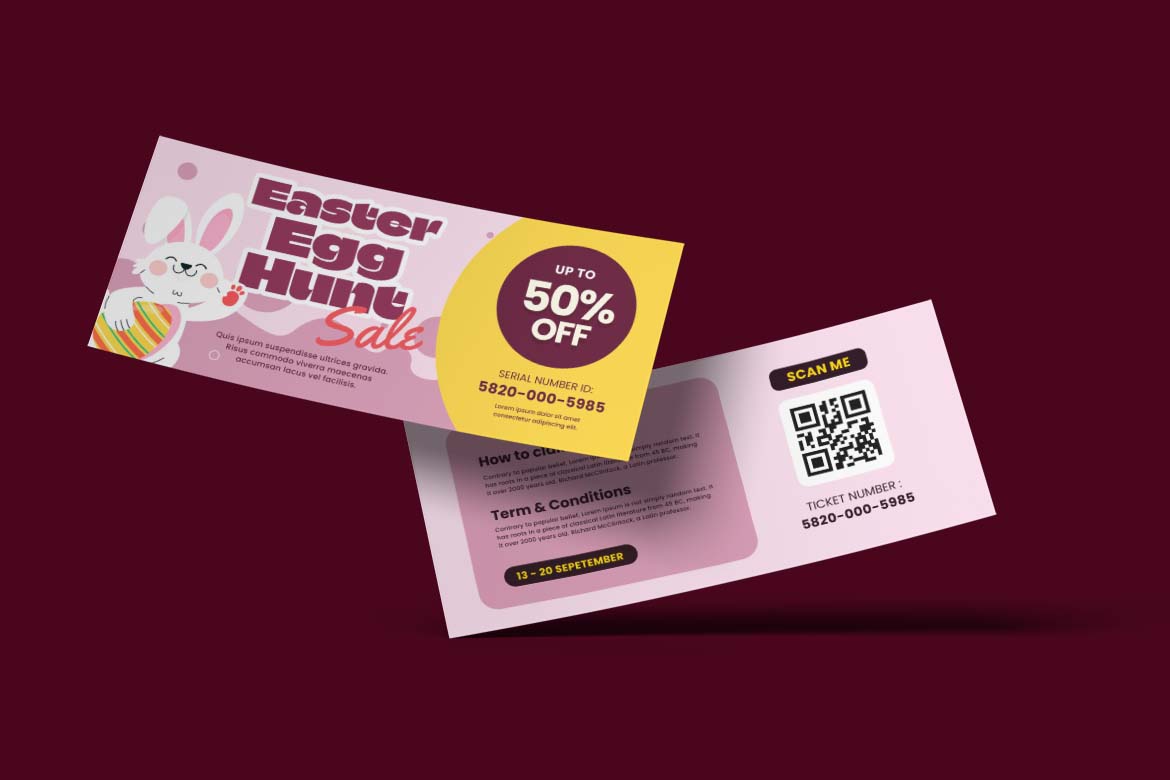 Easter Egg Hunt Sale Gift Card Voucher-1