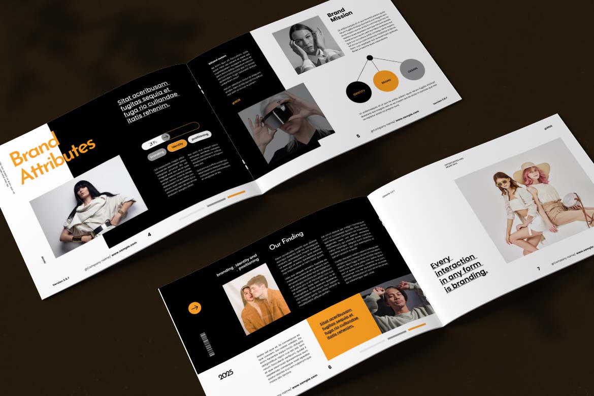 Black Orange Modern Brand Strategy-1