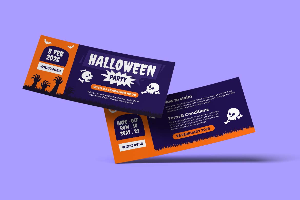 Halloween Party Gift Card Voucher-1