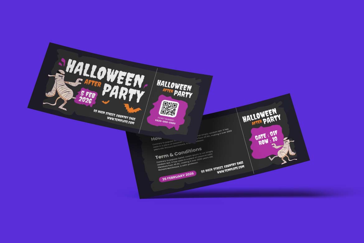 Halloween After Party Gift Card Voucher-1