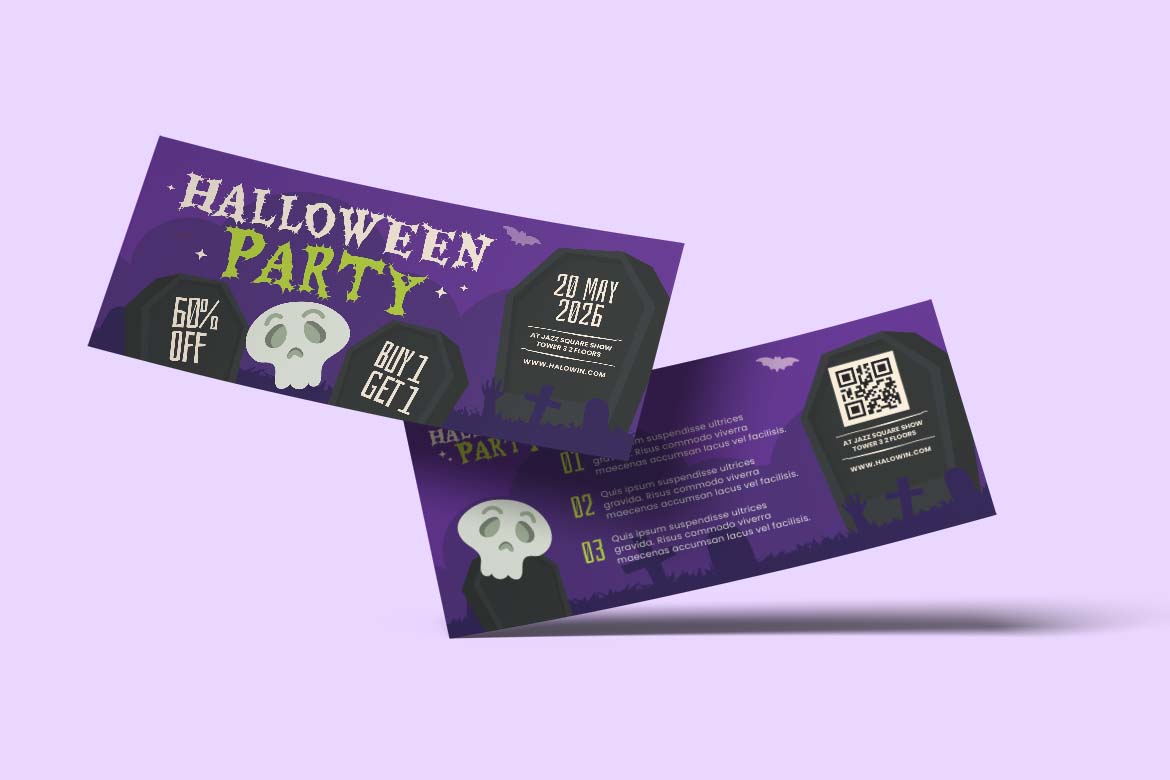 Halloween Party Gift Card Voucher-1
